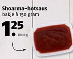 Poiesz Shoarma hotsaus aanbieding