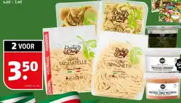 Poiesz Daily Chef verse pasta, Daily Chef groene pesto pastasaus of Noordertrots pastasaus aanbieding