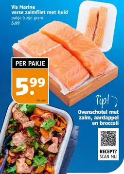 Poiesz Vis Marine verse zalmfilet met huid aanbieding