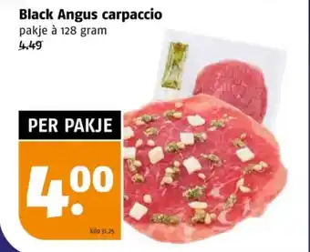 Poiesz Black Angus carpaccio aanbieding