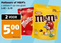 Poiesz Maltesers of M&M's aanbieding