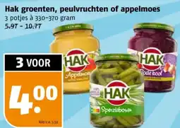 Poiesz Hak groenten, peulvruchten of appelmoes aanbieding
