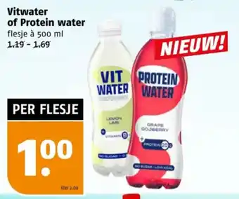 Poiesz Vitwater of Protein water aanbieding