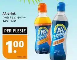 Poiesz AA drink aanbieding