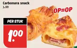 Poiesz Carbonara snack aanbieding