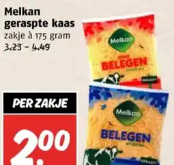 Poiesz Melkan geraspte kaas aanbieding