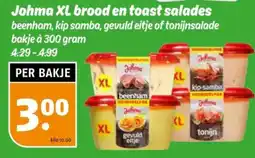 Poiesz Johma XL brood en toast salades aanbieding