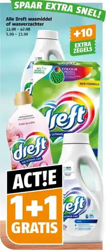 Poiesz Alle Dreft wasmiddel of wasverzachter aanbieding