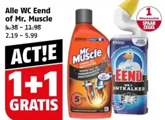 Poiesz Alle WC Eend of Mr. Muscle aanbieding