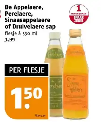 Poiesz De Appelaere, Perelaere, Sinaasappelaere of Druivelaere sap aanbieding