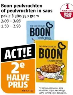 Poiesz Boon peulvruchten KitchenAid of peulvruchten in saus aanbieding