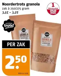 Poiesz Noordertrots granola aanbieding