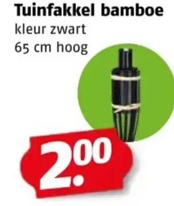 Poiesz Tuinfakkel bamboe aanbieding