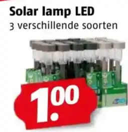 Poiesz Solar lamp LED aanbieding