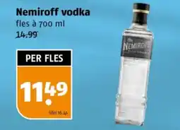 Poiesz Nemiroff vodka aanbieding
