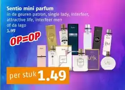Poiesz Sentio mini parfum aanbieding