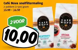 Poiesz Café Nova snelfiltermaling aanbieding