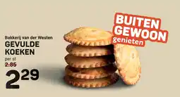 Ekoplaza Bakkerij van der westen gevulde koeken aanbieding
