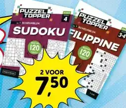 Boekenvoordeel SUDOKU & FILIPPINE aanbieding