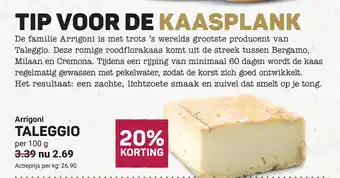 Ekoplaza Arrigoni taleggio aanbieding