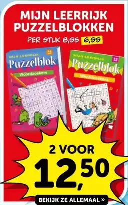 Boekenvoordeel MIJN LEERRIJK PUZZELBLOKKEN aanbieding