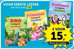Boekenvoordeel VOOR EERSTE LEZERS aanbieding