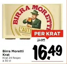 Vomar Voordeelmarkt Birra Moretti Krat aanbieding
