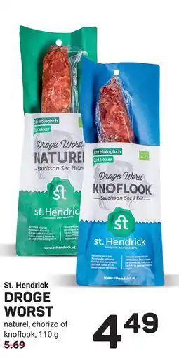 Ekoplaza St. hendrick droge worst aanbieding