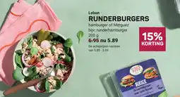 Ekoplaza Lebon runderburgers aanbieding