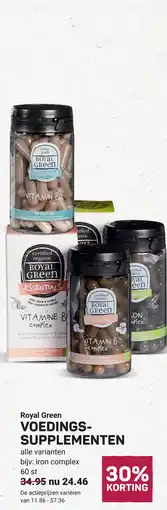 Ekoplaza Royal green voedings supplementen aanbieding
