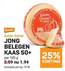 Ekoplaza Jong belegen kaas 50+ aanbieding