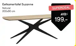 Leen Bakker Eetkamertafel Suzanne aanbieding