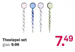 Karwei Theelepel set glas aanbieding