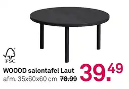Karwei WOOOD salontafel Laut aanbieding