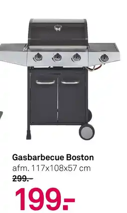 Karwei Gasbarbecue Boston aanbieding