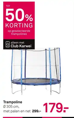 Karwei Trampoline aanbieding