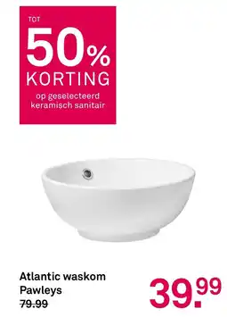 Karwei Atlantic waskom Pawleys aanbieding