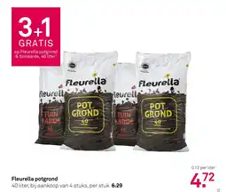 Karwei Fleurella potgrond aanbieding