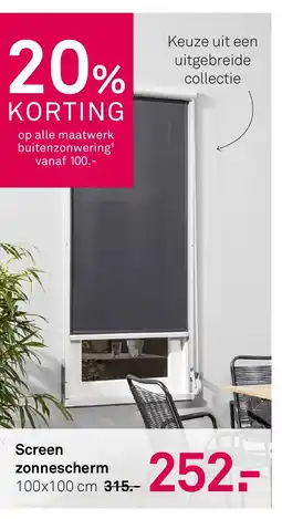Karwei Screen zonnescherm aanbieding