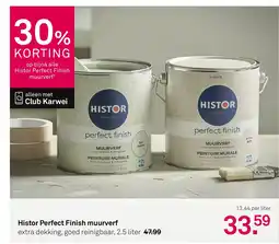 Karwei Histor Perfect Finish muurverf aanbieding