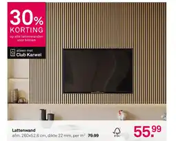 Karwei Lattenwand aanbieding