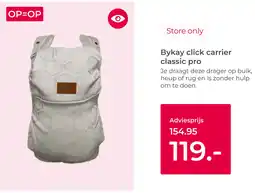 Prenatal Bykay click carrier classic pro aanbieding