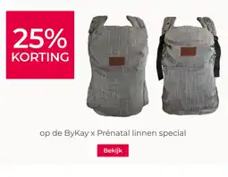 Prenatal op de ByKay x Prénatal linnen special aanbieding