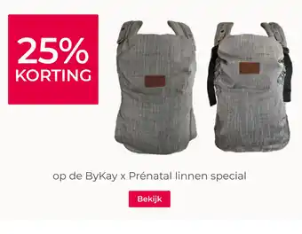 Prenatal op de ByKay x Prénatal linnen special aanbieding