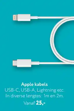 Primera Apple kabels aanbieding