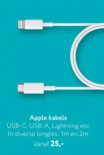 Primera Apple kabels aanbieding