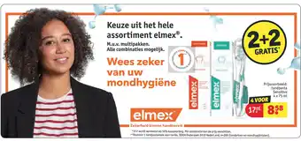 Kruidvat Keuze uit het hele assortiment elmex 4 x 75 ml aanbieding