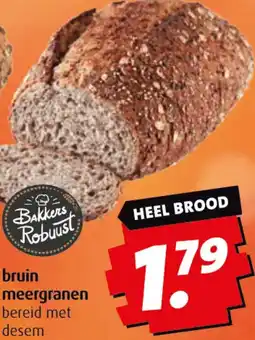 Boni Bruin meergranen bereid met desem aanbieding