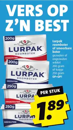 Boni Lurpak roomboter of smeerbare boter aanbieding