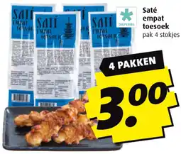 Boni Saté empat toesoek aanbieding